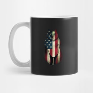 American Flag Cat Mug